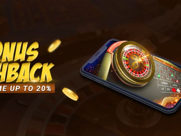 BONUS CASHBACK LIVE GAME UP TO 20%
