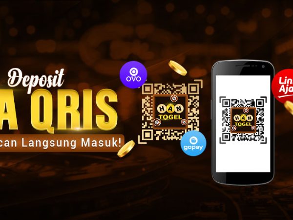 Deposit via QRIS, Sekali Scan Langsung Masuk!