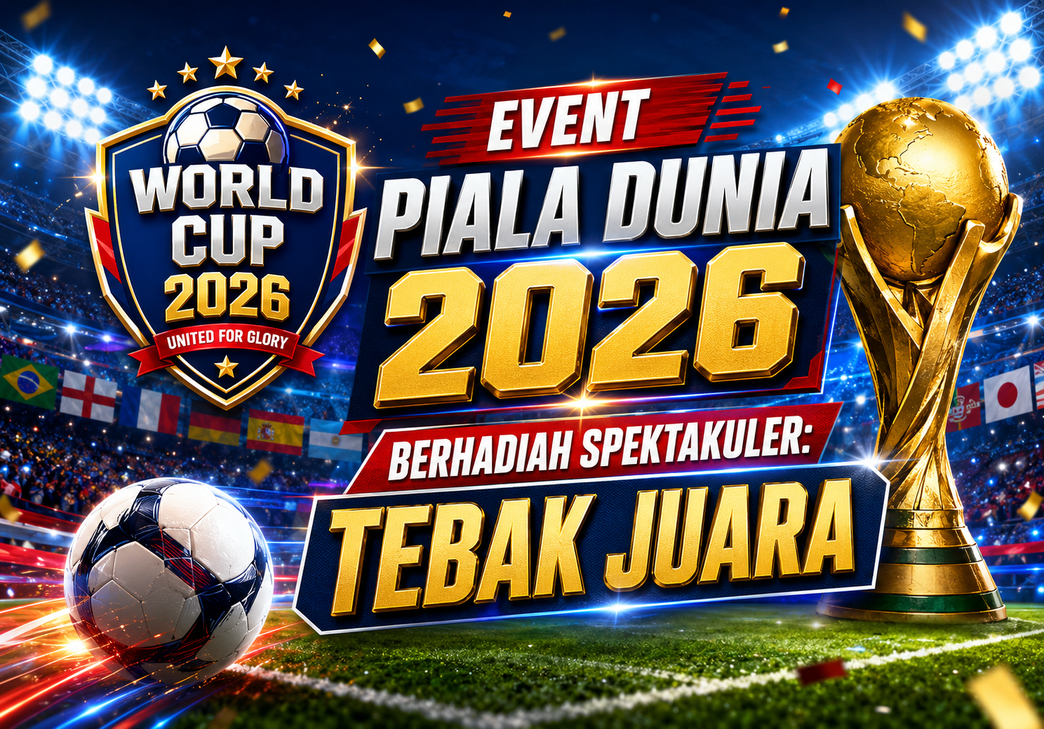 Event Piala Dunia 2026 Berhadiah Spektakuler: Tebak Juara