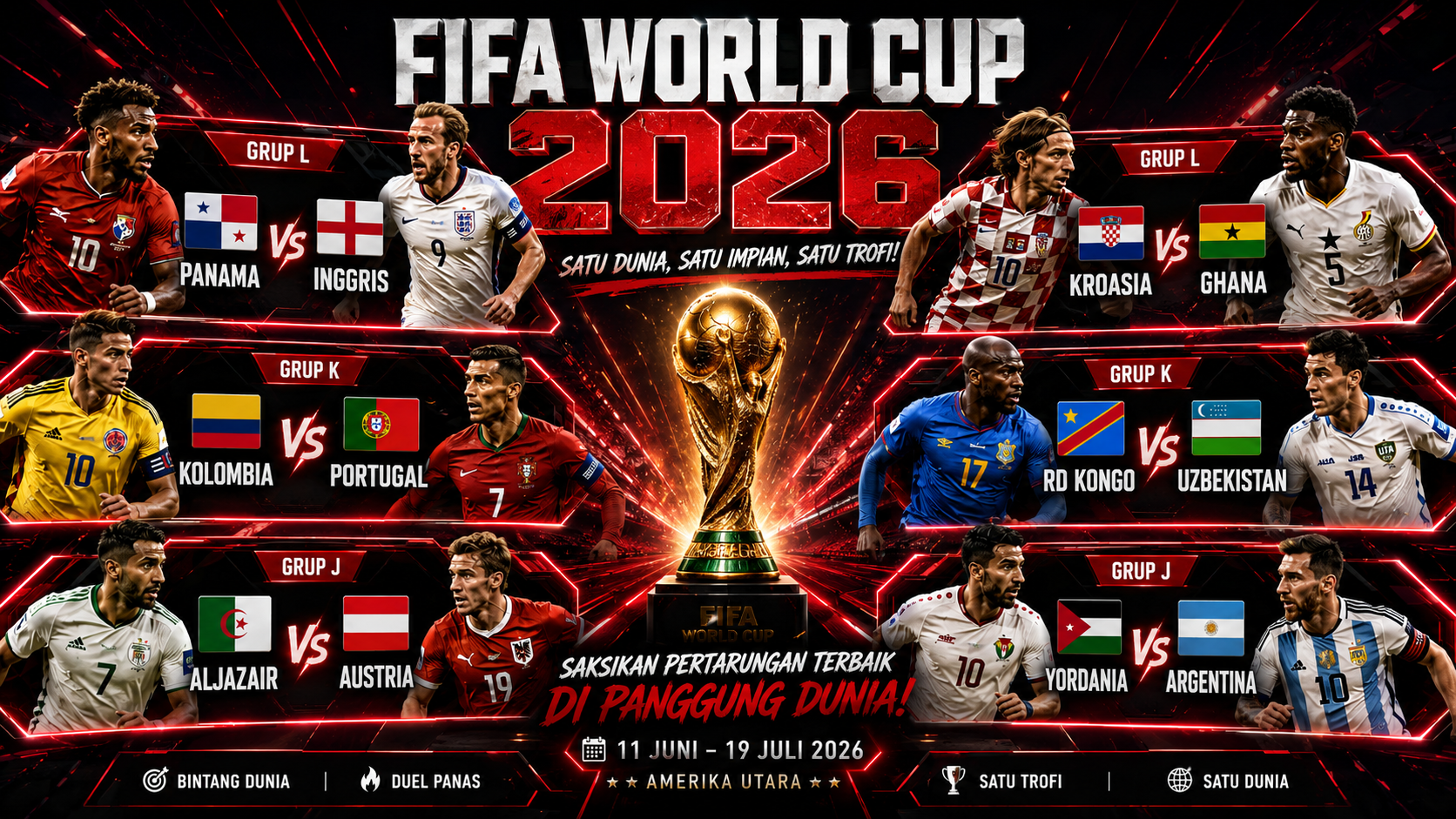 Prediksi Skor Piala Dunia 2026 Tanggal 28 Juni 2026