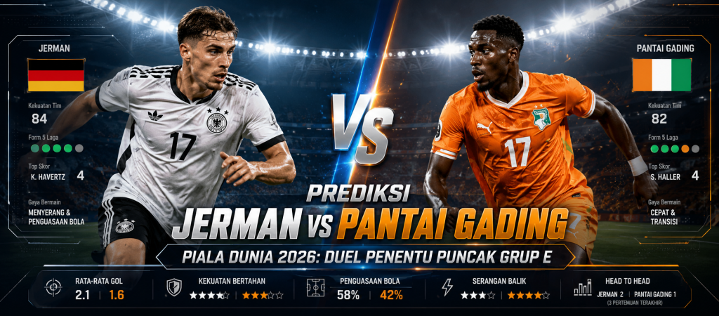 Prediksi Jerman vs Pantai Gading Piala Dunia 2026
