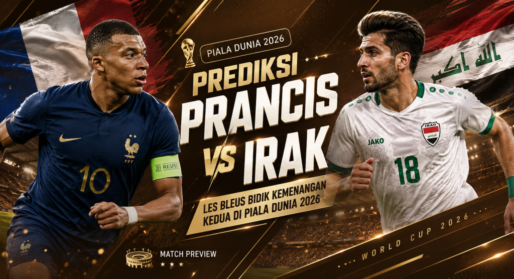Prediksi Prancis vs Irak : Les Bleus Siap Lanjutkan Tren Positif