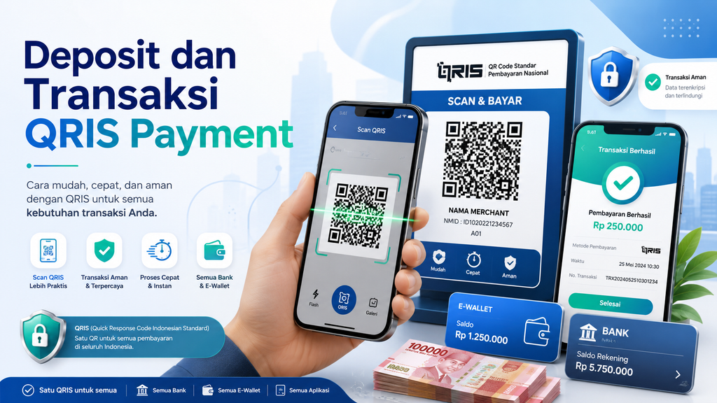 Deposit dan Transaksi QRIS